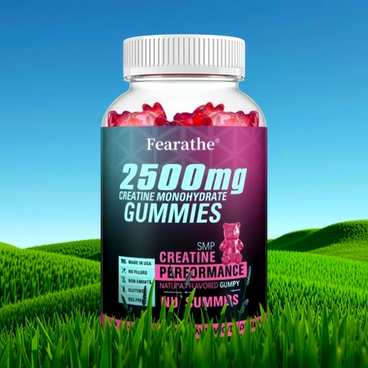 Creatine Monohydrate Gummies - Boost Energy, Build Muscle Mass, and Improve Athletic Performance, Supports Mood Health