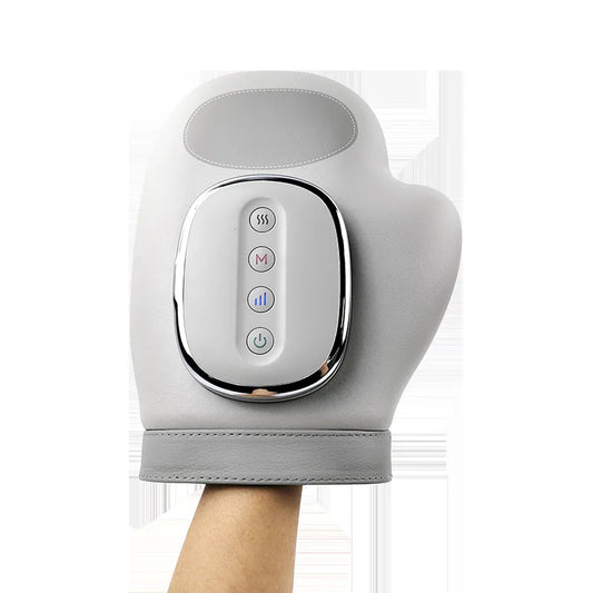 NoEnName - 2025 Hot Selling Heating Hand Massager Instrument with Air Pressure Finger Palm Wrist Joint Compression Beauty Finger Massager